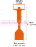 Truper Véső markolattal 22 cm Truper /CL-2-3/4x10G/ (CL_2_3_4x10G)