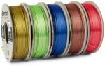 Spectrum 80750 filament 3D, PLA Silk, 1, 75 mm, 5x250 g, Auriu, Bronz, Verde, Roșu, Albastru (Mix Glorious Gold, Spicy copper, Apple green, Ruby red, Indigo Blue) (80750)