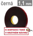 3M VHB 5952-F, grosime 1, 1 mm; bandă acrilică neagră, dublu adezivă, cu lipire foarte puternică 19 mm x 33 m (7100211833)
