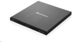 Verbatim unitate externă Slimline Blu-ray Rewriter USB 3.0 Disc BR 25GB gratuit (CD DVD BD Mdisc) +NERO (43890)