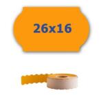 CDRmarket Etichete de preț pentru clești, 26mm x 16mm, 700 buc. , portocaliu semnal (ETRL-26x16-orange)