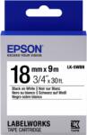 Epson LabelWorks LK-5WBN C53S655006 18mm x 9m, imprimare neagră / fundal alb, bandă originală (C53S655006)