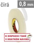 3M VHB 4658, grosime 0, 8 mm; bandă adezivă transparentă dublu-față, detașabilă prin dezlipire 19 mm x 3 m (DT-4658-9019-2)
