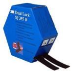 3M Dual-Lock Mini Pack SJ355D CF, negru, lățime 25 mm, 2 x 5 m în cutie (7100297488)