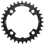 Sunrace CRMX első lánckerék 30T, 4x96 mm (szimmetrikus), 1x10-12s, narrow-wide, alumínium, fekete