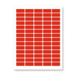CDRmarket Etichete autoadezive 38 x 21, 2 mm, 65 etichete, A4, 20 de coli, roșii (R0ECO.0102RED)