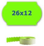 CDRmarket Etichete de preț pentru clești, 26mm x 12mm, 900 buc. , verde fluorescent (ETRL-26x12-green)