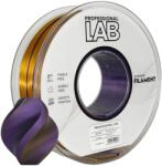 Professional Lab FG-P108-E1, filament 3D, PLA Silk, 1, 75 mm, 1000 g, Tri Color, Multicolor (Negru, Auriu, Mov) (FG-P108-E1)