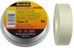 3M 27 Scotch Bandă din țesătură de sticlă pentru temperaturi înalte 19 mm x 20 m (7100119486)