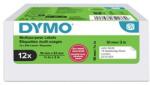 DYMO 2234186, 51mm x 19mm, multifuncționale, detașabile, albe, etichete originale din hârtie, 12 x 500 buc (2234186)