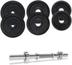 SCSports ScSPORTS® Súlyzó szett 20 kg súlyzórúd 2x2, 5/2x1, 25/2x5 kg (10000077) - kokiskashop