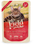 Sam's Field True Meat Fillets for sterilized cats - Beef & Beetroot в алуминиева опаковка 85 г