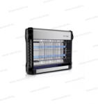 V-TAC SKU-11179 Elektromos rovarcsapda, UV fénycsővel (2x8W) slim, fekete-ezüst, IP20 (11179)