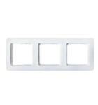 Schneider Electric SEDNA DESIGN Hármas keret, univerzális, fehér (SDD311803) (SDD311803) - mixvill