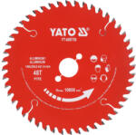 TOYA YT-608750 TCT PTFE fűrészlap alumíniumhoz, 140 × 20 mm, 48 fog (YT-608750)