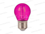 V-TAC SKU-7410 Led lámpa E27 G45 4W kisgömb 60lm Pink 300° sugárzási szög 240V (7410)