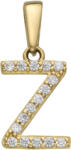 Arany ékszer Juta Gold sárga arany betű medál V (JTTC-8372)