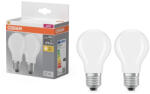 OSRAM Base LED fényforrás (izzó), classic forma, matt plasztik búra, E27 foglalat, 4, 2W, 470lm, 2700K meleg fehér 2db-os csomag ( 4099854094248 ) (4099854094248)