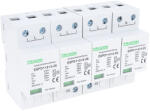 Tracon Electric Tracon ESPD1+2+3-25-4P T1+T2+T3 AC típusú túlfeszültség levezető, egybeépített Uc: 275V; Iimp: 25kA; In: 25kA; Uoc: 20kV; Up: 1, 3kV; 4P (ESPD1+2+3-25-4P) - elektrikstore