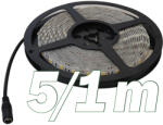 TRACON Tracon LED-SZH-96-NW LED szalag beltéri (IP20) 9, 6 W/m teljesítménnyel, 960lm/m, 4000K semleges fehér színhőmérséklettel, 12V DC, 8mm széles, 60 LED/m SMD LED, 120° (LED-SZH-96-NW)