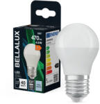 Bellalux LED fényforrás (izzó) kisgömb forma, matt plasztik búra, E27 foglalat, 4, 9W, 470lm, 4000K semleges fehér ( 4058075128361 ) (4058075128361)