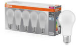 OSRAM Base LED fényforrás (izzó), classic forma, matt plasztik búra, E27 foglalat, 13W, 1521lm, 4000K semleges fehér 5db-os csomag ( 4099854348198 ) (4099854348198)