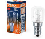 OSRAM OVEN T dimmelhető LED sütővilágító fényforrás (izzó) akár 300 °C-ig, cső forma, átlátszó üveg búra, E14 foglalat, 15W, 85lm, 2700K meleg fehér ( 4050300310282 ) (4050300310282)