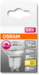 OSRAM Superstar dimmelhető 230V LED fényforrás (izzó) PAR16, GU10 foglalat, 8W, 575lm, 2700K meleg fehér ( 4058075433663 ) (4058075433663)