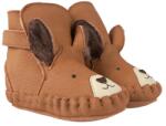 Donsje bébi nubuk cipő Kapi Exclusive Booties Fluffy Squirrel - barna 17/18