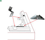 Leziter Rögzítő szett kerti szerszámtároló házakhoz (FS-01)