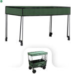 Leziter Strandkocsi prémium tető zöld (LSZKT088-GREEN) - fenyobutor24