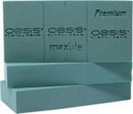 Flowerbox 3x Original Oasis® Premium Virághabszivacsok MaxLife Impregnálással - 23x11x3, 6cm