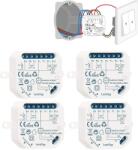 LoraTap WiFi okos beépíthető relé modul redőnyökhöz és függönyökhöz - 4 db