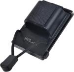 HYS Walkie-talkie tartó övcsipesszel 25-58 mm övhöz, MOLLE kompatibilis - fekete