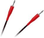 Cabletech KPO2758-3 Jack kábel, 6, 3mm mono jack dugó - dugó, szövet borítással, 3m (KPO2758-3)