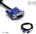  KOM0160 VGA kábel, VGA dugó-dugó, 1, 5m