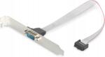 ASSMANN adapter kábel D Sub 9-10 pin 0.25m Bézs nikkelezett fonott réz (AK-610300-003-E)