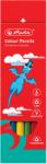 Herlitz Creioane colorate groase, mina 5 mm HERLITZ Jumbo, 6 culori/set