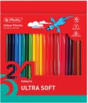 Herlitz Creioane colorate triunghiulare HERLITZ Ultra Soft, 24 culori/set