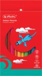 Herlitz Creioane colorate groase, mina 5 mm HERLITZ Jumbo, 12 culori/set