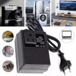  Feszültség-átalakító Transzformator 220 V-ról 110 V-ra, 200 W, Utazási Adapter (1011190043211)