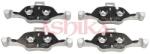 ASHIKA set placute frana, frana disc ASHIKA 50-00-0128 (50-00-0128)