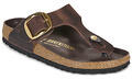 Birkenstock Lábujjközös papucsok Gizeh Big Buckle Barna 40 - spartoo - 61 679 Ft