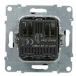 LEGRAND Suno fényerőszabályzó 2-vezetékes betét közp. fedéllel forgatógomb fekete 5-300W süllyesztett LEGRAND - 721479 (721479)