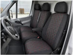 ALM Set huse scaune fata piele dedicate Mercedes Sprinter 2006-2018 3 locuri ( 2+1 ) Â® ALM (ALM 140717-6)