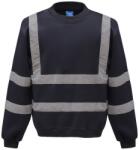 Yoko HI-VIS HVJ510 / Uniszex fényvisszaverő pulóver - sötétkék M (79J51000302)