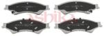 ASHIKA Set placute frana ASHIKA 50-03-351 (50-03-351)