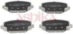 ASHIKA Set placute frana ASHIKA 51-09-908 (51-09-908)