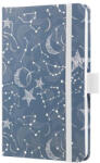 Sigel Naptár, A6, heti, 2027, kemény borító, SIGEL "Jolie", Cosmic Fantasy Blue (SI7J348) - officepantry