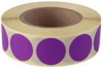  Etikett címke, 20mm, körcímke tekercses, 1000 címke/tekercs lila (67712) - printsisters